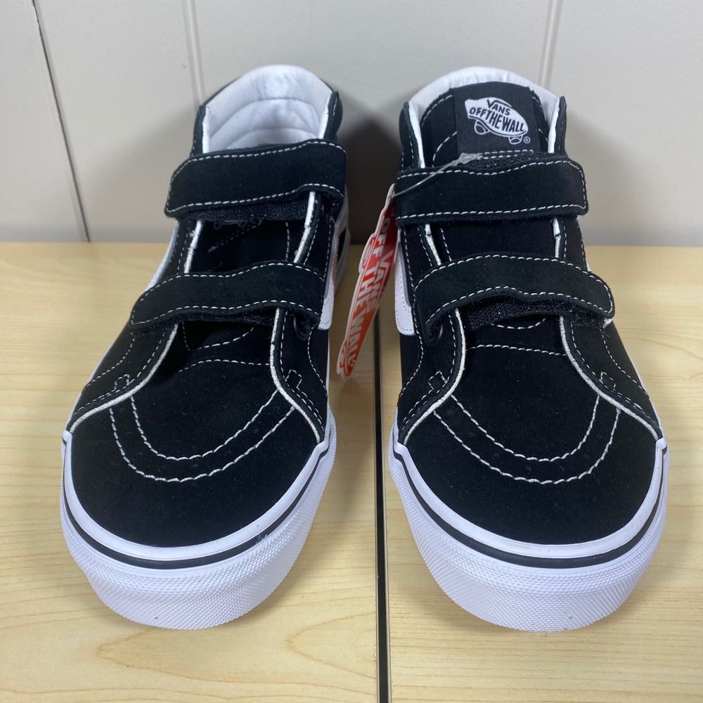 NEW Vans Sk8-Mid Reissue V Black True White Kids 5.5 Junior VN0A4UI56BT NIB - Picture 4 of 10